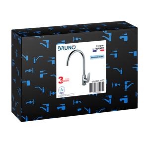 BRUNO μπαταρία πάγκου κουζίνας M54823-317C, αναμεικτική, ασημί | eLabstore.gr BRUNO μπαταρία πάγκου κουζίνας M54823-317C, αναμεικτική, ασημί | eLabstore.gr