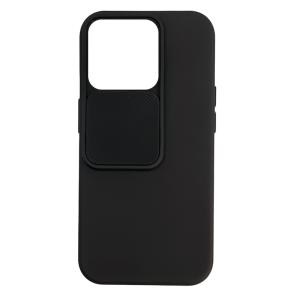 POWERTECH Θήκη Camshield Soft MOB-1884 για iPhone 15 Pro, μαύρη | Αξεσουάρ κινητών | elabstore.gr