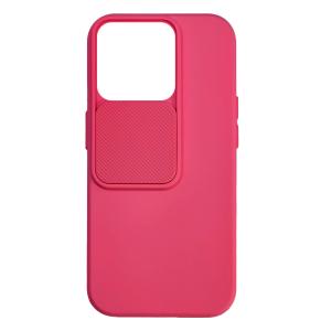 POWERTECH Θήκη Camshield Soft MOB-1887 για iPhone 15 Pro, ροζ | Αξεσουάρ κινητών | elabstore.gr