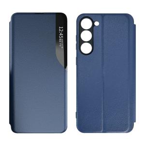 POWERTECH θήκη Smart view MOB-1916 για Samsung S23 Plus, μπλε | Αξεσουάρ κινητών | elabstore.gr