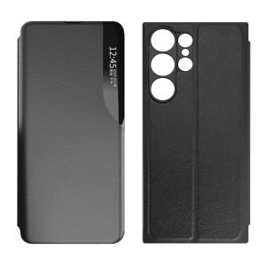 POWERTECH θήκη Smart view MOB-1917 για Samsung S23 Ultra, μαύρη | Αξεσουάρ κινητών | elabstore.gr