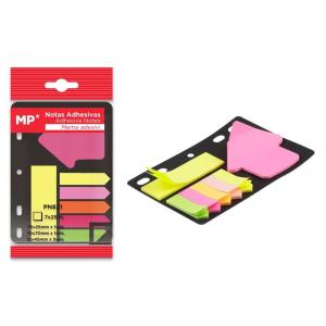 MP αυτοκόλλητα χαρτάκια σημειώσεων PN821 75x75mm, 7x 25τμχ, χρωματιστά | Αναλώσιμα - Είδη Γραφείου | elabstore.gr