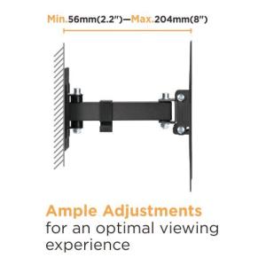 POWERTECH επιτοίχια βάση PT-1128 για τηλεόραση 23-43", full motion, 30kg | Εικόνα & Ήχος | elabstore.gr