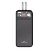 POWERTECH power bank με καλώδια και οθόνη PT-1135 10000mAh, 22.5W, μαύρο | Αξεσουάρ κινητών | elabstore.gr