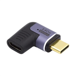 POWERTECH αντάπτορας USB-C PTH-105, μαγνητικός, 140W, 40Gbps, γκρι | Καλώδια - Αντάπτορες | elabstore.gr