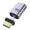 POWERTECH αντάπτορας USB-C PTH-106, μαγνητικός, 140W, 40Gbps, γκρι | Καλώδια - Αντάπτορες | elabstore.gr