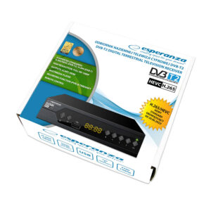 Esperanza αποκωδικοποιητής DVB-T2 H.265/HEVC EV106R | eLabstore.gr Esperanza αποκωδικοποιητής DVB-T2 H.265/HEVC EV106R | Αξεσουάρ &Περιφερειακά TV | elabstore.gr