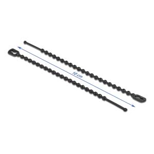 DELOCK reusable δεματικά καλωδίων 19566, 100x2.4mm, μαύρα, 100τμχ | Καλώδια - Αντάπτορες | elabstore.gr
