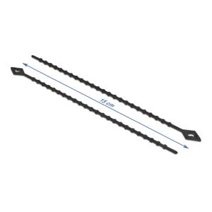 DELOCK reusable δεματικά καλωδίων 19568, 150x2.4mm, μαύρα, 100τμχ | Καλώδια - Αντάπτορες | elabstore.gr