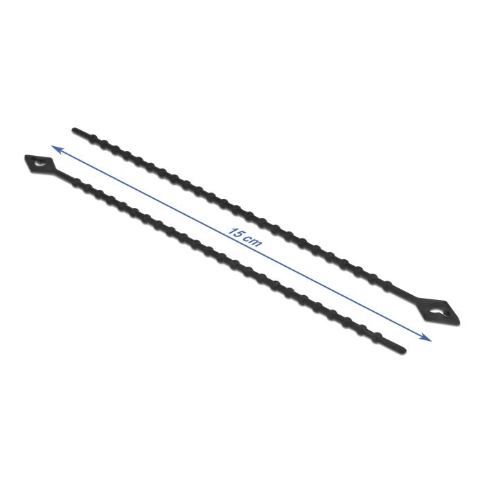 DELOCK reusable δεματικά καλωδίων 19568, 150x2.4mm, μαύρα, 100τμχ | eLabstore.gr DELOCK reusable δεματικά καλωδίων 19568, 150x2.4mm, μαύρα, 100τμχ | Καλώδια - Αντάπτορες | elabstore.gr