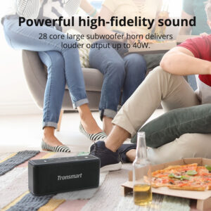 TRONSMART φορητό ηχείο Element Mega, 40W, Bluetooth/NFC, 6600mAh, μαύρο | Εικόνα & Ήχος | elabstore.gr