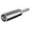 GOOBAY αντάπτορας 6.35mm σε XLR 27515, ασημί | Καλώδια - Αντάπτορες | elabstore.gr