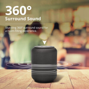 TRONSMART φορητό ηχείο Element T6 Mini, 15W, Bluetooth, 2500mAh, μαύρο | Εικόνα & Ήχος | elabstore.gr