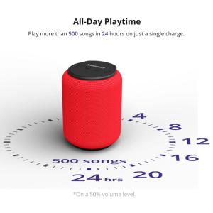 TRONSMART φορητό ηχείο Element T6 Mini, 15W, Bluetooth, 2500mAh, κόκκινο | Εικόνα & Ήχος | elabstore.gr