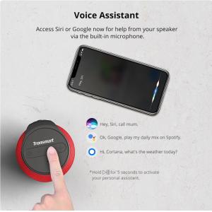 TRONSMART φορητό ηχείο Element T6 Mini, 15W, Bluetooth, 2500mAh, κόκκινο | eLabstore.gr