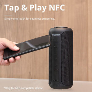 TRONSMART φορητό ηχείο T6 Plus, 40W, Bluetooth/NFC, 6600mAh, IPX6, μαύρο | Εικόνα & Ήχος | elabstore.gr