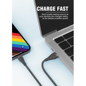 LDNIO καλώδιο Lightning σε USB LS691, 30W, 1m, γκρι | Καλώδια - Αντάπτορες | elabstore.gr