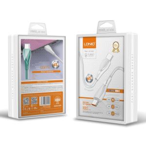 LDNIO καλώδιο USB-C σε USB-C LC611C, 65W PD, 1m, πράσινο | eLabstore.gr LDNIO καλώδιο USB-C σε USB-C LC611C, 65W PD, 1m, πράσινο | Καλώδια - Αντάπτορες | elabstore.gr