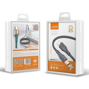 LDNIO καλώδιο USB-C σε USB-C LC631C, 65W PD, 1m, πράσινο | eLabstore.gr LDNIO καλώδιο USB-C σε USB-C LC631C, 65W PD, 1m, πράσινο | Καλώδια - Αντάπτορες | elabstore.gr