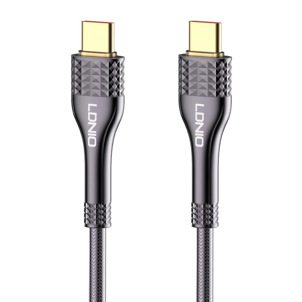 LDNIO καλώδιο USB-C σε USB-C LC651C, 65W, 1m, γκρι | eLabstore.gr LDNIO καλώδιο USB-C σε USB-C LC651C, 65W, 1m, γκρι | Καλώδια - Αντάπτορες | elabstore.gr