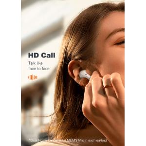 LDNIO earphones με θήκη φόρτισης T03, True Wireless, HiFi, λευκά | Αξεσουάρ κινητών | elabstore.gr