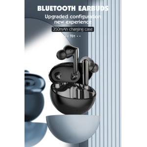 LDNIO earphones με θήκη φόρτισης T01, True Wireless, HiFi, μαύρα | Αξεσουάρ κινητών | elabstore.gr