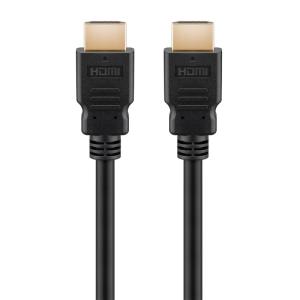 GOOBAY καλώδιο HDMI 2.0 60623 με Ethernet, 4K/60Hz, 18Gbit/s, 3m, μαύρο | Καλώδια - Αντάπτορες | elabstore.gr