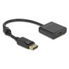 DELOCK αντάπτορας DisplayPort σε HDMI 63585, 4K/30Hz, active, μαύρος | Καλώδια - Αντάπτορες | elabstore.gr
