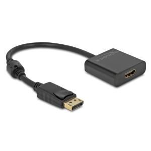 DELOCK αντάπτορας DisplayPort σε HDMI 63585, 4K/30Hz, active, μαύρος | Καλώδια - Αντάπτορες | elabstore.gr