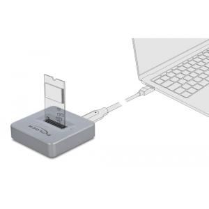 DELOCK docking station 64000 για M.2 NVMe SSD, 10Gbps, γκρι | eLabstore.gr DELOCK docking station 64000 για M.2 NVMe SSD, 10Gbps, γκρι | Συνοδευτικά PC | elabstore.gr