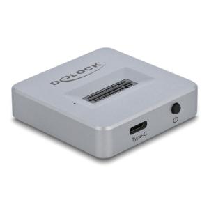 DELOCK docking station 64000 για M.2 NVMe SSD, 10Gbps, γκρι | Συνοδευτικά PC | elabstore.gr