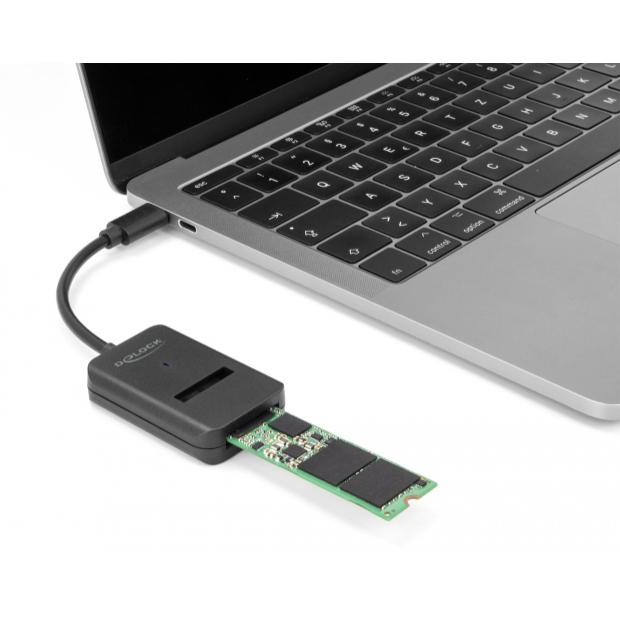 DELOCK αντάπτορας USB-C σε M.2 NVMe PCIe/SATA SSD 64198, 10Gbps | eLabstore.gr DELOCK αντάπτορας USB-C σε M.2 NVMe PCIe/SATA SSD 64198, 10Gbps | Συνοδευτικά PC | elabstore.gr