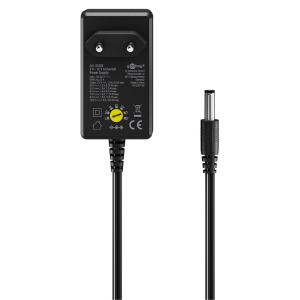 GOOBAY επιτοίχιος φορτιστής 64569, 3V-12V, 18W/1.5A, 12 tips | Τροφοδοσία Ρεύματος | elabstore.gr