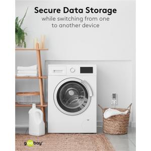 GOOBAY μετρητής κατανάλωσης ρεύματος 64590 με οθόνη, έως 3680W, λευκός | eLabstore.gr