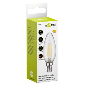 GOOBAY LED λάμπα candle 65390, E14, Filament, 4W, 2700K, 470lm | eLabstore.gr GOOBAY LED λάμπα candle 65390, E14, Filament, 4W, 2700K, 470lm | Φωτισμός | elabstore.gr