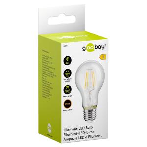 GOOBAY LED λάμπα bulb 65395, E27, Filament, 4W, 2700K, 470lm | eLabstore.gr GOOBAY LED λάμπα bulb 65395, E27, Filament, 4W, 2700K, 470lm | Φωτισμός | elabstore.gr