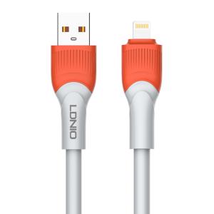 LDNIO καλώδιο Lightning σε USB LS601, 30W, 1m, γκρι | Καλώδια - Αντάπτορες | elabstore.gr