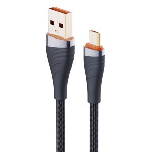 LDNIO καλώδιο micro USB σε USB LS691, 30W, 1m, γκρι | Καλώδια - Αντάπτορες | elabstore.gr