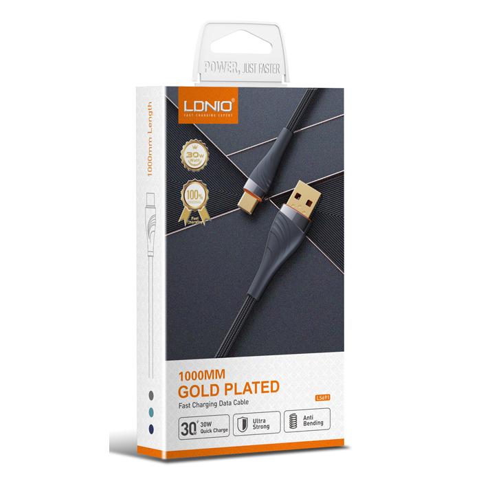 LDNIO καλώδιο micro USB σε USB LS691, 30W, 1m, γκρι | eLabstore.gr LDNIO καλώδιο micro USB σε USB LS691, 30W, 1m, γκρι | Καλώδια - Αντάπτορες | elabstore.gr