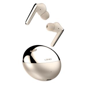 LDNIO earphones με θήκη φόρτισης T01, True Wireless, HiFi, χρυσά | Αξεσουάρ κινητών | elabstore.gr