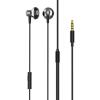 LDNIO earphones με μικρόφωνο HP08, 3.5mm, 1.2m, γκρι | Αξεσουάρ κινητών | elabstore.gr