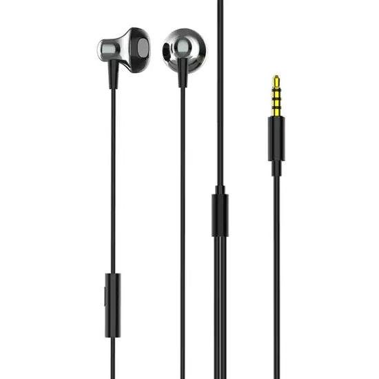 LDNIO earphones με μικρόφωνο HP08, 3.5mm, 1.2m, γκρι | eLabstore.gr LDNIO earphones με μικρόφωνο HP08, 3.5mm, 1.2m, γκρι | Αξεσουάρ κινητών | elabstore.gr