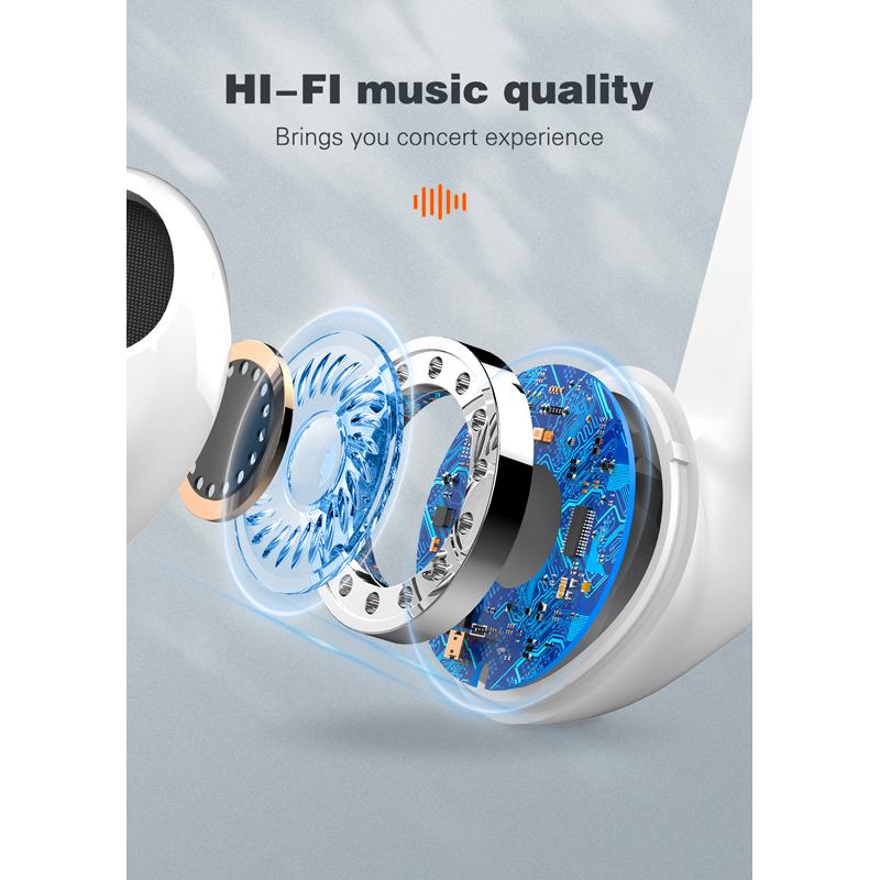 LDNIO earphones με θήκη φόρτισης T03, True Wireless, HiFi, μαύρα | eLabstore.gr LDNIO earphones με θήκη φόρτισης T03, True Wireless, HiFi, μαύρα | Αξεσουάρ κινητών | elabstore.gr
