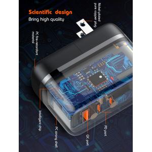 LDNIO φορτιστής τοίχου Q366 με καλώδιο, USB/2x USB-C, 65W, GaN, μαύρος | Αξεσουάρ κινητών | elabstore.gr