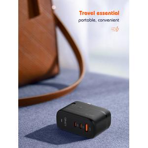 LDNIO φορτιστής τοίχου Q366 με καλώδιο, USB/2x USB-C, 65W, GaN, μαύρος | Αξεσουάρ κινητών | elabstore.gr