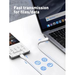 LDNIO καλώδιο USB-C σε USB-C LC611C, 65W PD, 1m, λευκό | Καλώδια - Αντάπτορες | elabstore.gr