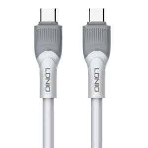 LDNIO καλώδιο USB-C σε USB-C LC601C, 100W PD, 1m, γκρι | Καλώδια - Αντάπτορες | elabstore.gr