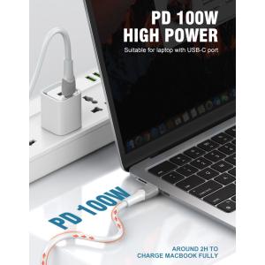 LDNIO καλώδιο USB-C σε USB-C LC602C, 100W PD, 2m, γκρι | Καλώδια - Αντάπτορες | elabstore.gr