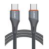 LDNIO καλώδιο USB-C σε USB-C LC631C, 65W PD, 1m, γκρι | Καλώδια - Αντάπτορες | elabstore.gr