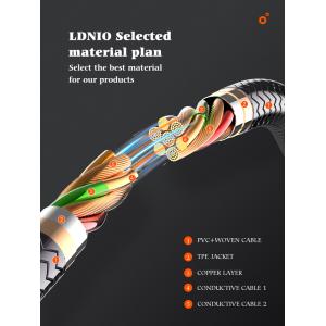 LDNIO καλώδιο USB-C σε USB-C LC651C, 65W, 1m, χρυσό | Καλώδια - Αντάπτορες | elabstore.gr